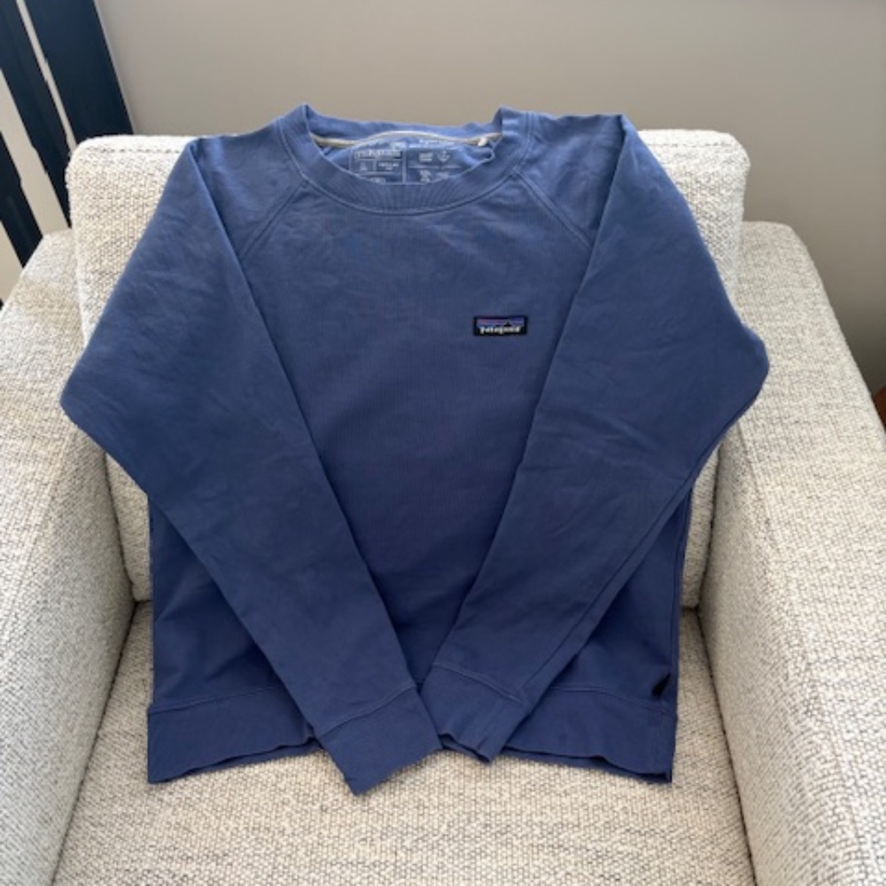 Patagonia P-6 Organic Crew Sweatshirt - Blue